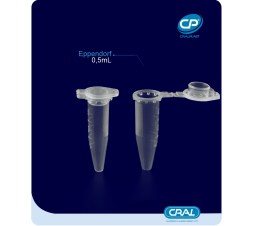 Tubo De Eppendorf - 0,5 Ml - 1.000 Unid - Cral